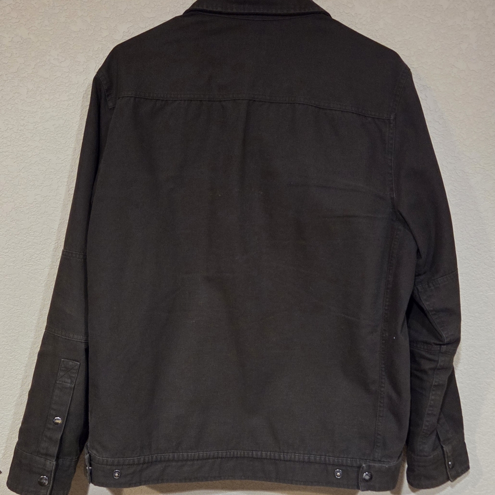 Alesbury Men's Dark Green Military Field Jacket - Picture 5 of 5